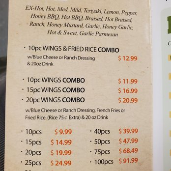 Atlanta Hot Wing's - Menu - Chicken Wings Near Me - Duluth, Georgia Atlanta Hot Wing's - Menu - Chicken Wings Near Me - Duluth, Georgia