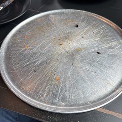 What's left of my pizza.