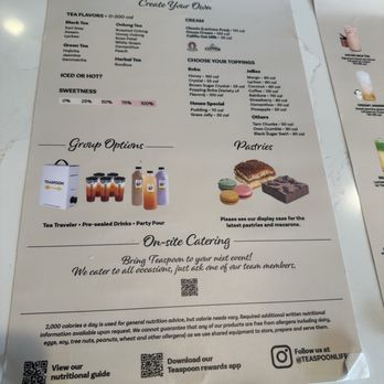 Teaspoon - Menu - Bubble Tea Near Me - Folsom, California Teaspoon - Menu - Bubble Tea Near Me - Folsom, California