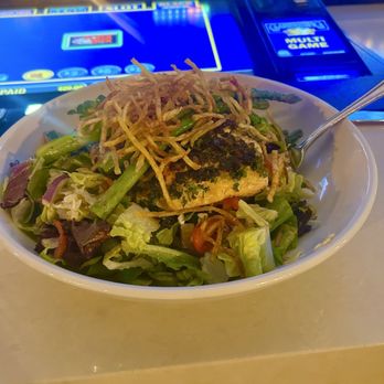 BLVD Grille - Gaming, Celler, & Cocktails - Herb crusted salmon salad - Wine Bars Near Me - Henderson, Nevada BLVD Grille - Gaming, Celler, & Cocktails - Herb crusted salmon salad - Wine Bars Near Me - Henderson, Nevada