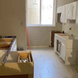 Bucks Renovations - During kitchen renovation