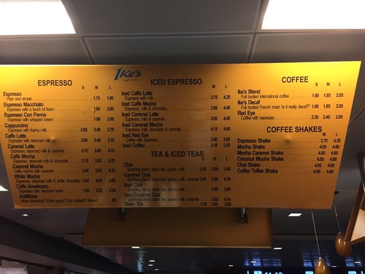 Menu photo 2 Ike's Coffee Bar Tucson, AZ Menu photo 2 Ike's Coffee Bar Tucson, AZ