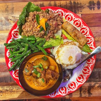 Bird & Buffalo - Gai Gra Prow + Mussamun Neur - Thai Near Me - Oakland, California Bird & Buffalo - Gai Gra Prow + Mussamun Neur - Thai Near Me - Oakland, California