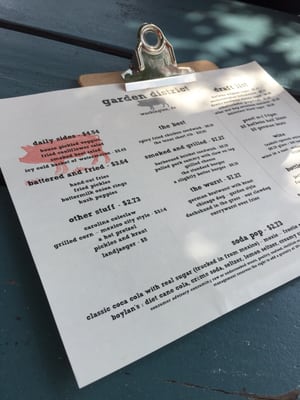 Menu photo 7 Garden District Washington, DC, DC