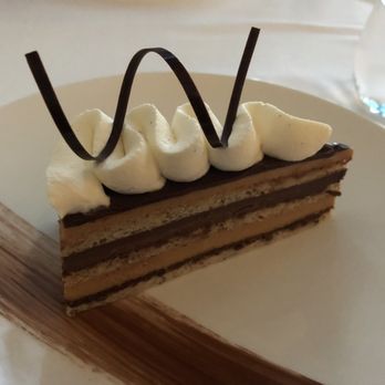 Spago - Hazelnut praline cake - New American Near Me - Las Vegas, Nevada Spago - Hazelnut praline cake - New American Near Me - Las Vegas, Nevada