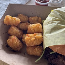 Tots. $5 for 10 of them. Highway robbery. Tots. $5 for 10 of them. Highway robbery.