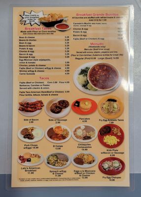 Menu photo 1 Carmelo's Mexican Grill Sugar Land, TX