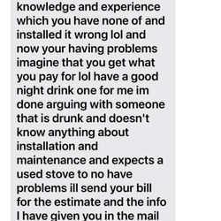 J & K Wood & Pellet stove installation - This is the response after being charged nearly $400 For a pellet stove repair that didn't work