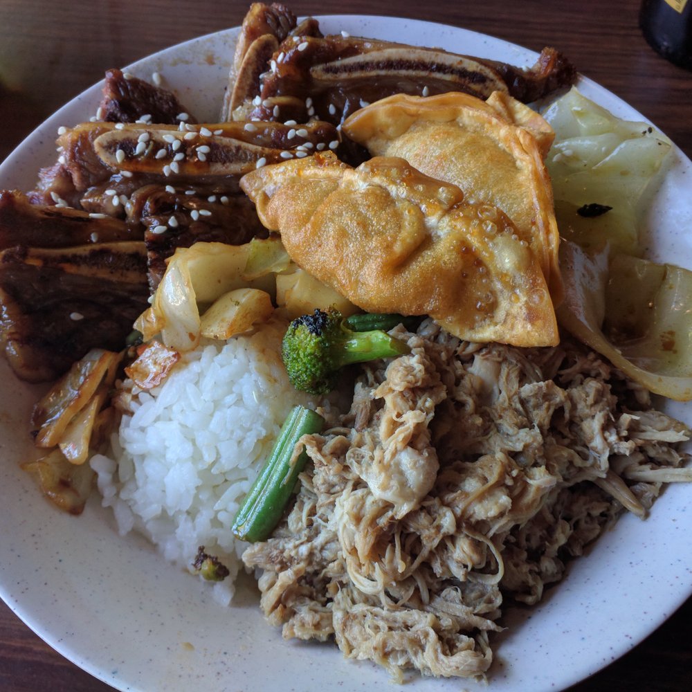 Da' Hui - Benton Lunch Special $8.00 (Teriyaki Ribs & Kalua Pork) - Hawaiian Near Me - Portland, Oregon Da' Hui - Benton Lunch Special $8.00 (Teriyaki Ribs & Kalua Pork) - Hawaiian Near Me - Portland, Oregon