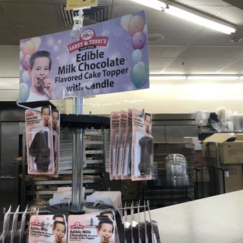 Albertsons - It's a chocolate candle holder. I don't like it when people spit on cakes #WouldYouLikeAPieceNoThank you - Grocery Near Me - Downey, California Albertsons - It's a chocolate candle holder. I don't like it when people spit on cakes #WouldYouLikeAPieceNoThank you - Grocery Near Me - Downey, California