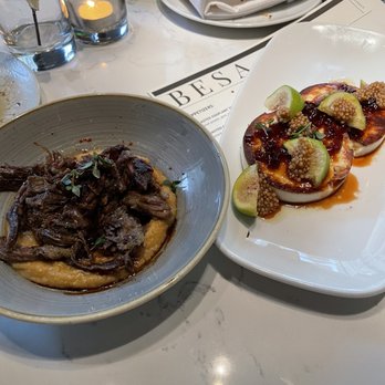 Besa - Lamb should with brown butter hummus - New American Near Me - Detroit, Michigan