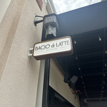 Bacio Di Latte - Outside signage - Gelato Near Me - Irvine, California Bacio Di Latte - Outside signage - Gelato Near Me - Irvine, California
