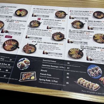 Ninja Ramen - Ramen Near Me - Lancaster, Pennsylvania