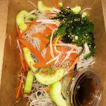 Narumi Sushi - 2216262. Sunomono Salad with literally 2 strands of imitation crab - Japanese Near Me - La Mesa, California Narumi Sushi - 2216262. Sunomono Salad with literally 2 strands of imitation crab - Japanese Near Me - La Mesa, California