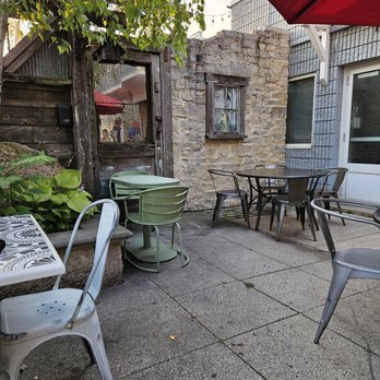 Stella's - Delightful little patio out back - New American Near Me - De Pere, Wisconsin