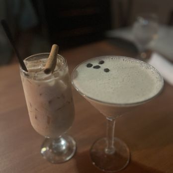 Sycamore Inn - Drinks!!! Chai White Russian and Espresso Martini - Steakhouses Near Me - Rancho Cucamonga, California