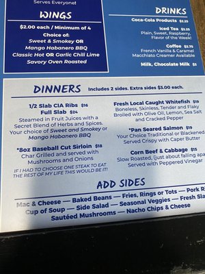 Menu photo 4 Johnnie's on 2 St. Ignace, MI