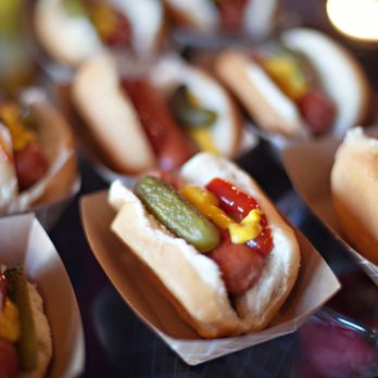 Carlyle's Catering - Mini Hot Dogs for NYC themed event - Caterers Near Me - Atlanta, Georgia Carlyle's Catering - Mini Hot Dogs for NYC themed event - Caterers Near Me - Atlanta, Georgia
