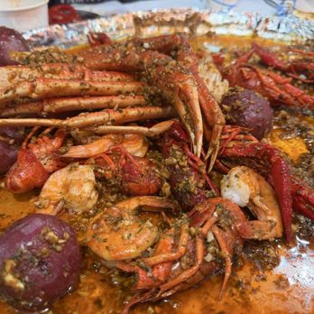 Bubbas Crab House - Family deluxe seafood boil - Cajun/Creole Near Me - Riverside, California Bubbas Crab House - Family deluxe seafood boil - Cajun/Creole Near Me - Riverside, California