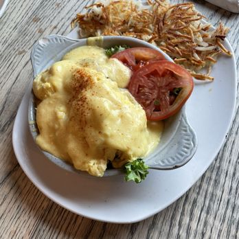 Scramblers - Crab Crab Cake Benny w/ scrambled eggs - Breakfast & Brunch Near Me - Cincinnati, Ohio