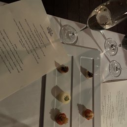 Amuse bouche in the dark