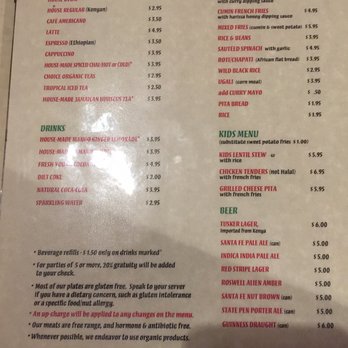 Jambo Cafe - Menu - Caribbean Near Me - Santa Fe, New Mexico Jambo Cafe - Menu - Caribbean Near Me - Santa Fe, New Mexico