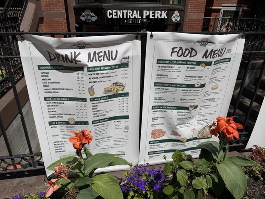 Menu photo 6 Central Perk Cafe Boston, MA