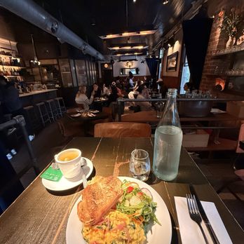 The Bedford - Eggs brunch and green tea - New American Near Me - Brooklyn, New York