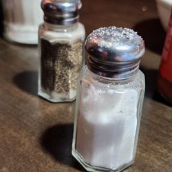 Hillview Restaurant - Dirty Salt & Pepper Shakers