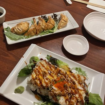 Ginza Sushi - Fried Gyoza & Dynamite Scallops Roll - Sushi Bars Near Me - Honolulu, Hawaii Ginza Sushi - Fried Gyoza & Dynamite Scallops Roll - Sushi Bars Near Me - Honolulu, Hawaii