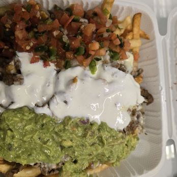 Taqueria La Puerta - Loaded fries with carne asada - Mexican Near Me - Sacramento, California Taqueria La Puerta - Loaded fries with carne asada - Mexican Near Me - Sacramento, California