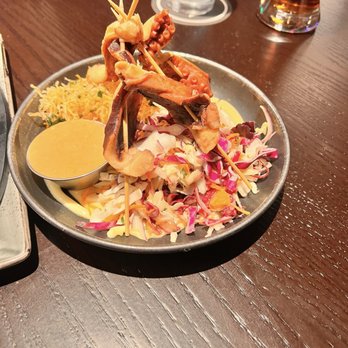 Puttshack - Denver - Grilled octopus - Mini Golf Near Me - Denver, Colorado