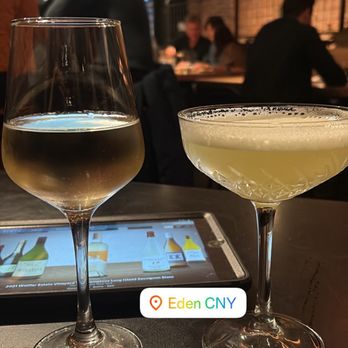 Eden - White wine and lemon cocktail - American Near Me - Syracuse, New York
