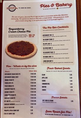 Menu photo 4 Gourmet Pie & Cafe Los Alamitos, CA Menu photo 4 Gourmet Pie & Cafe Los Alamitos, CA