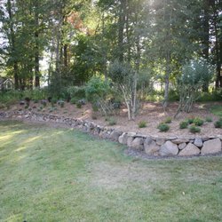 Bushes Landscaping & Garden Center - Completed wall