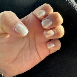 My manicure. Great attention to detail.