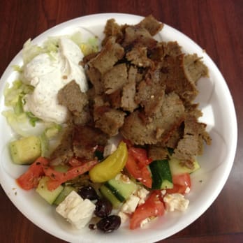 Mediterranean Deli - Delicious!! This is the Gyro (sans wrap) & Greek salad. - Greek Near Me - Orlando, Florida Mediterranean Deli - Delicious!! This is the Gyro (sans wrap) & Greek salad. - Greek Near Me - Orlando, Florida