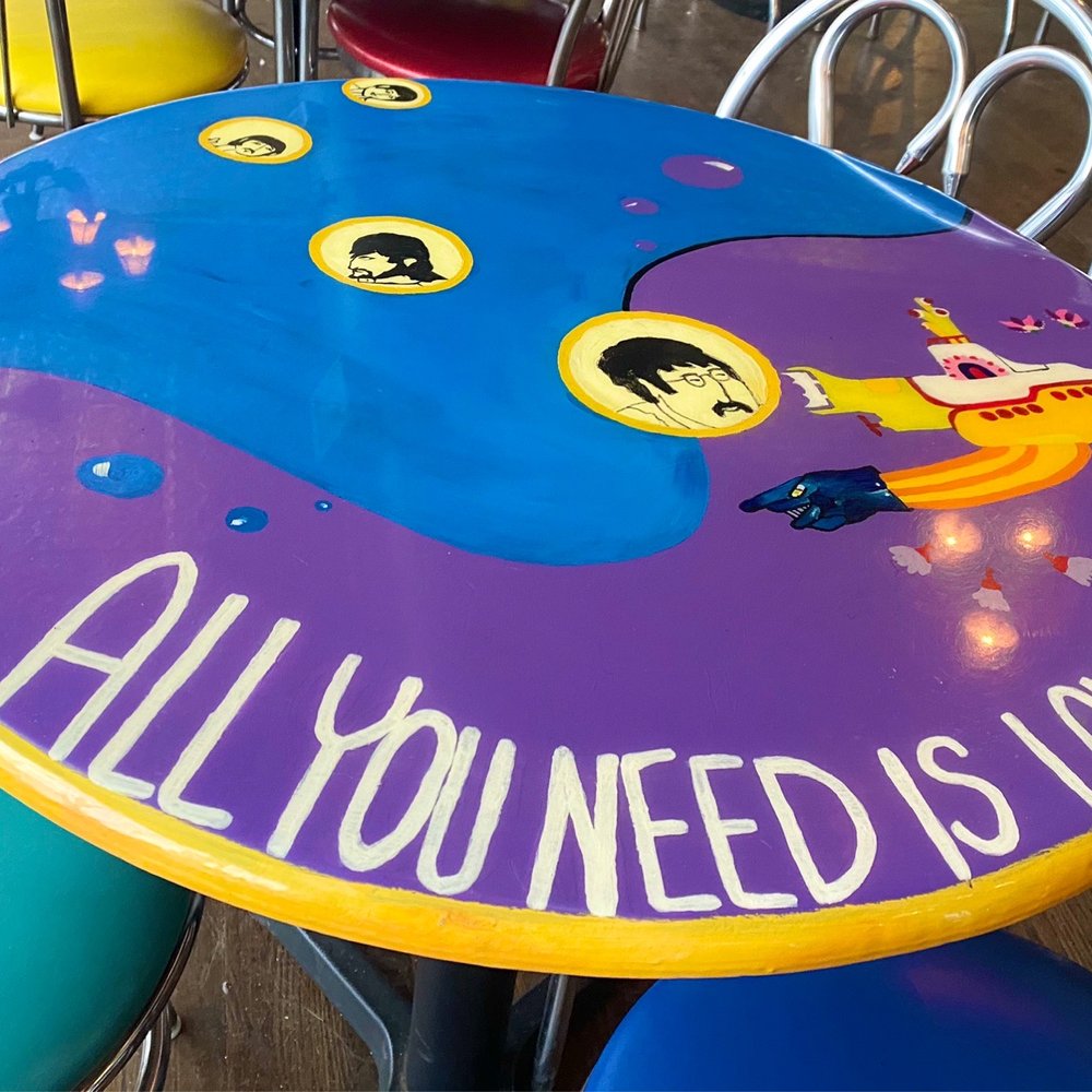 Las Vetas Lounge - Creative tables throughout - Coffee & Tea Near Me - Fairfield, Connecticut