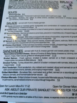 Menu photo 6 Brave New Restaurant Little Rock, AR Menu photo 6 Brave New Restaurant Little Rock, AR