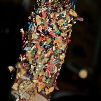 Longboards Ice Cream - chocolate covered ice cream covered in chocolate topped with all toppings! - Ice Cream & Frozen Yogurt Near Me Longboards Ice Cream - chocolate covered ice cream covered in chocolate topped with all toppings! - Ice Cream & Frozen Yogurt Near Me