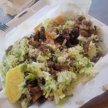 The Taco Man - Al pastor nachos, plus salsa was wack and only gave me 1 - Tacos Near Me - Glendora, California