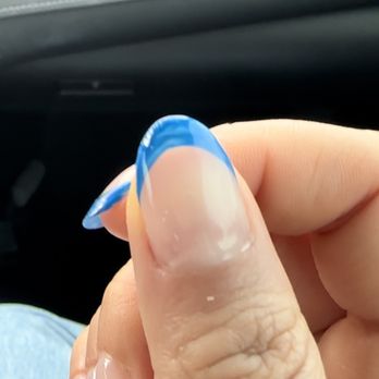 The Nail Kitchen - This wouldn't be bad if they had just gone over it with a second coat, oh wait I forgot "they did" lol lies - Nail Salons Near Me - Magnolia, Texas The Nail Kitchen - This wouldn't be bad if they had just gone over it with a second coat, oh wait I forgot "they did" lol lies - Nail Salons Near Me - Magnolia, Texas
