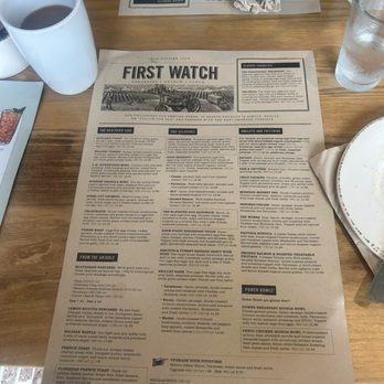 First Watch - Menu - Breakfast & Brunch Near Me - Simpsonville, South Carolina First Watch - Menu - Breakfast & Brunch Near Me - Simpsonville, South Carolina