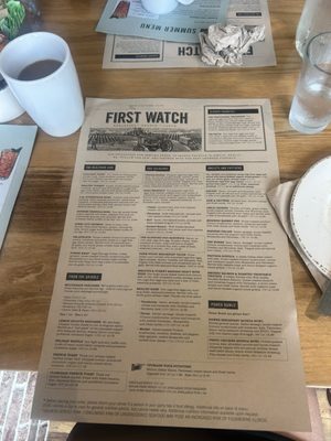 Menu photo 2 First Watch Simpsonville, SC Menu photo 2 First Watch Simpsonville, SC