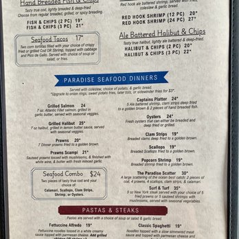 Paradise Cafe - July 16, 2026 - menu, page 5. - Seafood Near Me - Sequim, Washington Paradise Cafe - July 16, 2026 - menu, page 5. - Seafood Near Me - Sequim, Washington