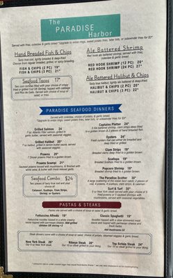 Menu photo 4 Paradise Cafe Sequim, WA Menu photo 4 Paradise Cafe Sequim, WA