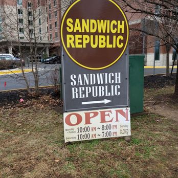 Sandwich Republic - Sign - Sandwiches Near Me - Springfield, Virginia