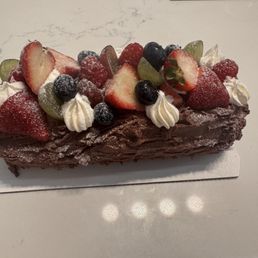 Yule log cake (Buche de noel), $45 12/25/25 Yule log cake (Buche de noel), $45 12/25/25