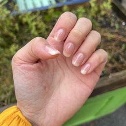 French ombré gel mani