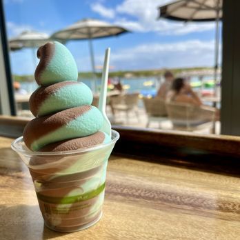 Wai Kai - Blue vanilla/ chocolate soft serve - Venues & Event Spaces Near Me - Ewa Beach, Hawaii